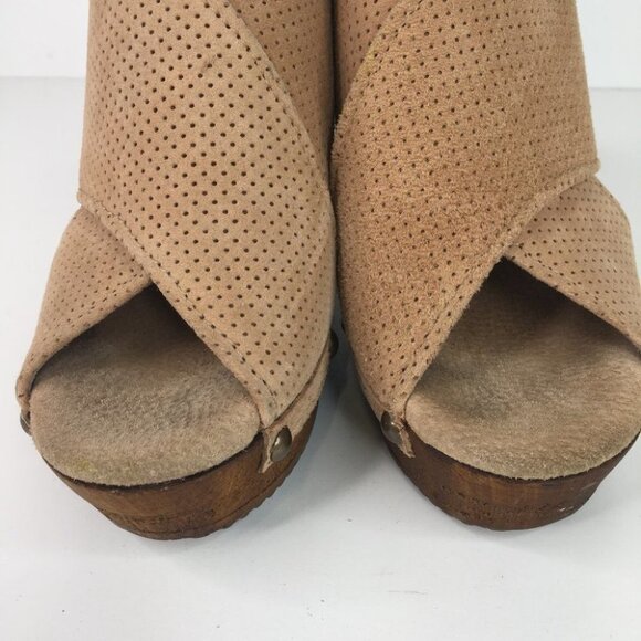 Sbicca Declan Perforated Wedge Sandal 40 - Picture 3 of 12